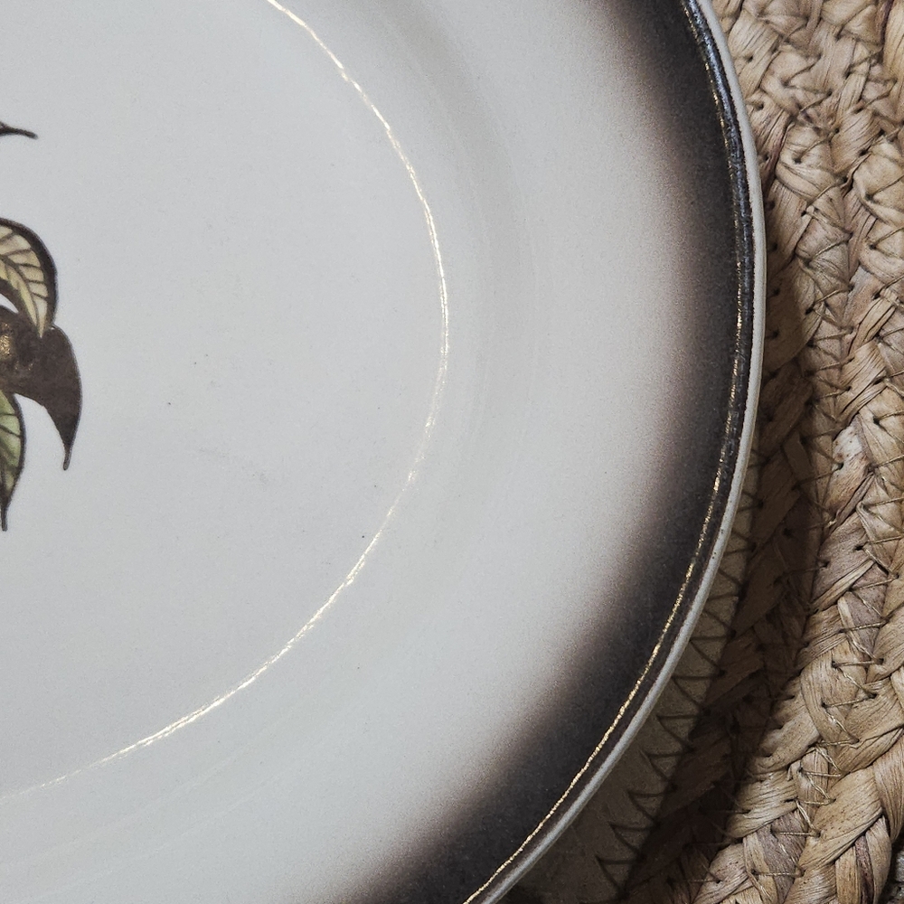 Vintage Metlox Poppytrail Red Rooster Large Oval Serving Platter USA Farmhouse - Picture 4 of 13